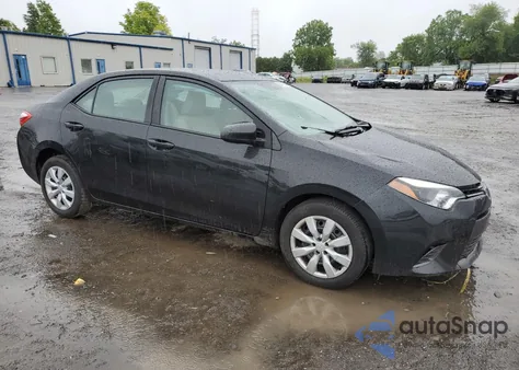 2015 Toyota Corolla L z USA, uszkodzony, nr VIN 2T1BURHE0FC340507
